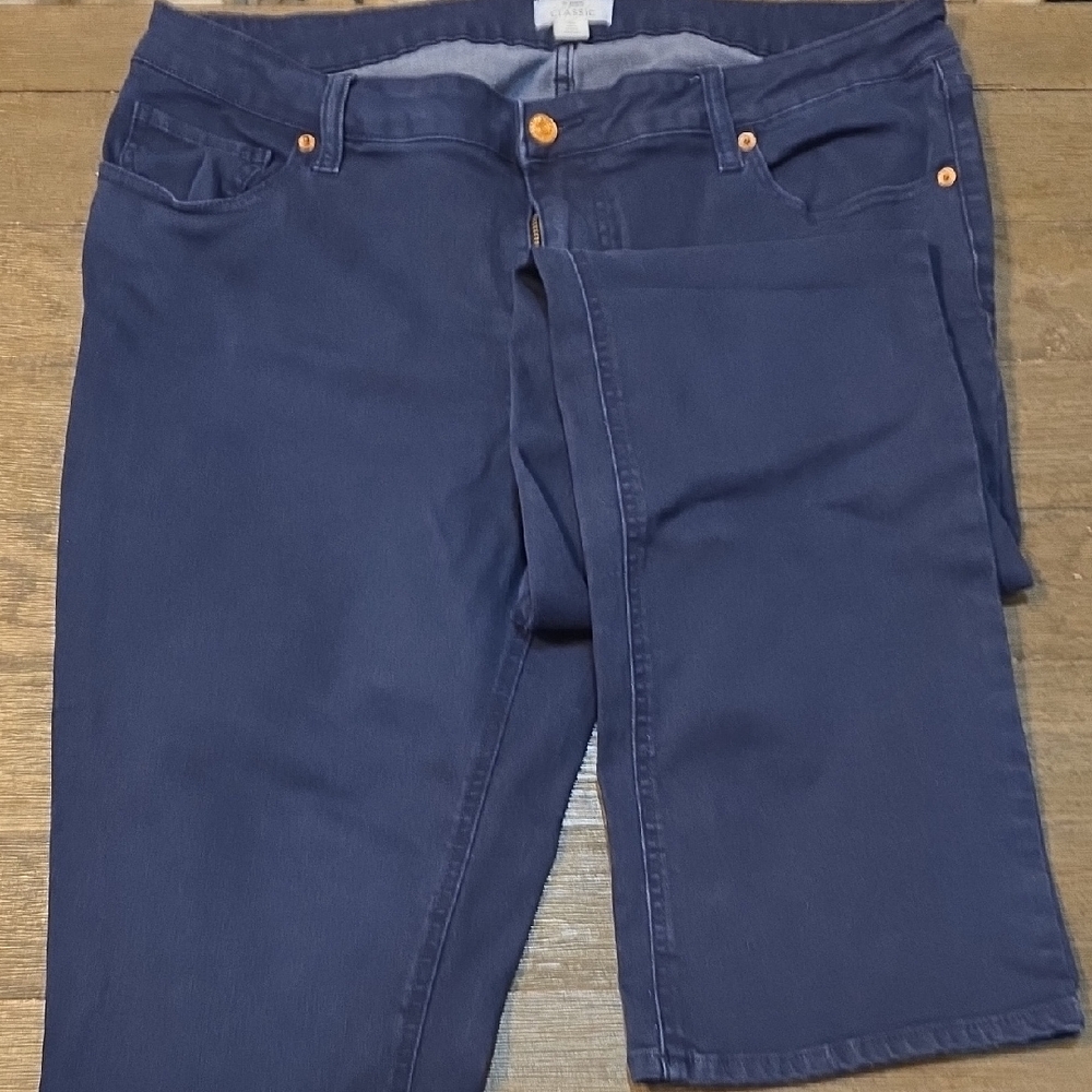 Women's Navy Jeans